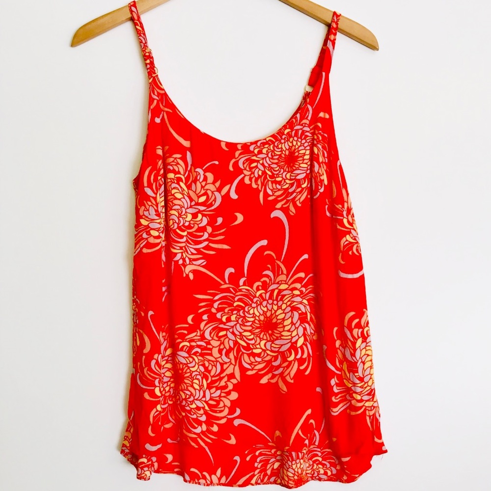 CAbi Floral Mum Cami Tank Top #777